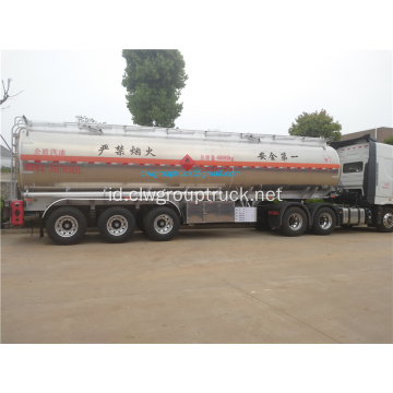 Trailer tanker bahan bakar paduan aluminium 33,6 ton